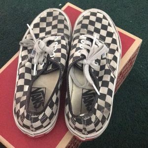Checkered Vans Lace-ups